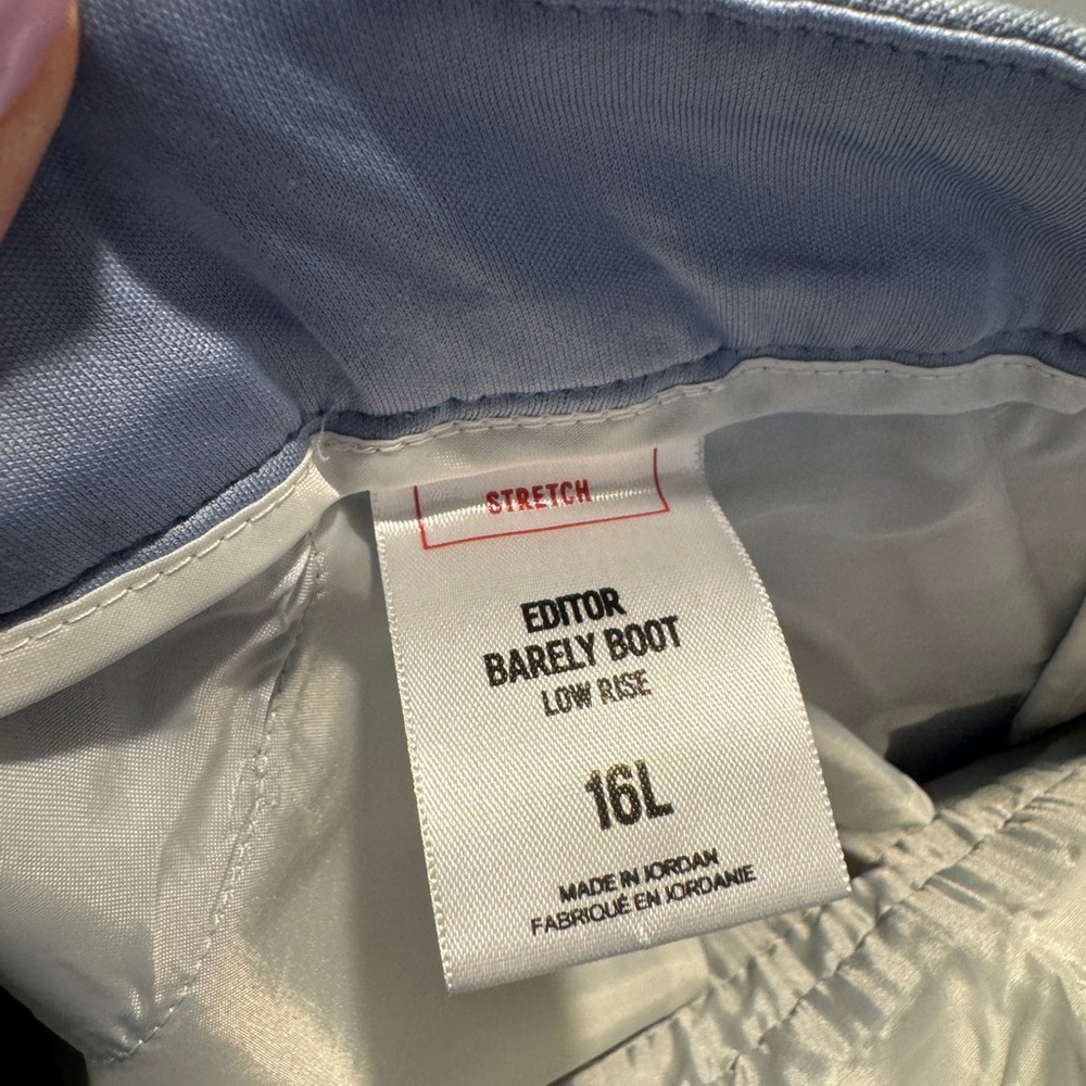 Editor Barely Boot Low Rise Pants